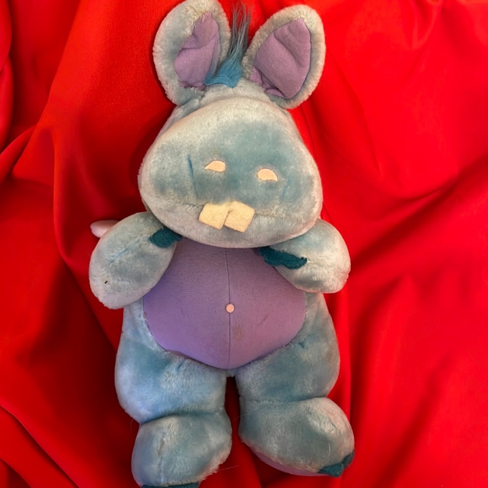 Vintage Hippopotamus Wuzzles doll